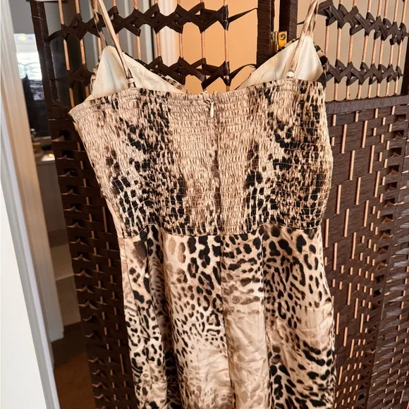 Leopard Print Spaghetti Strap Dress - Picture 5 of 5
